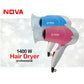 Nova Professional 1400w Hair Dryer